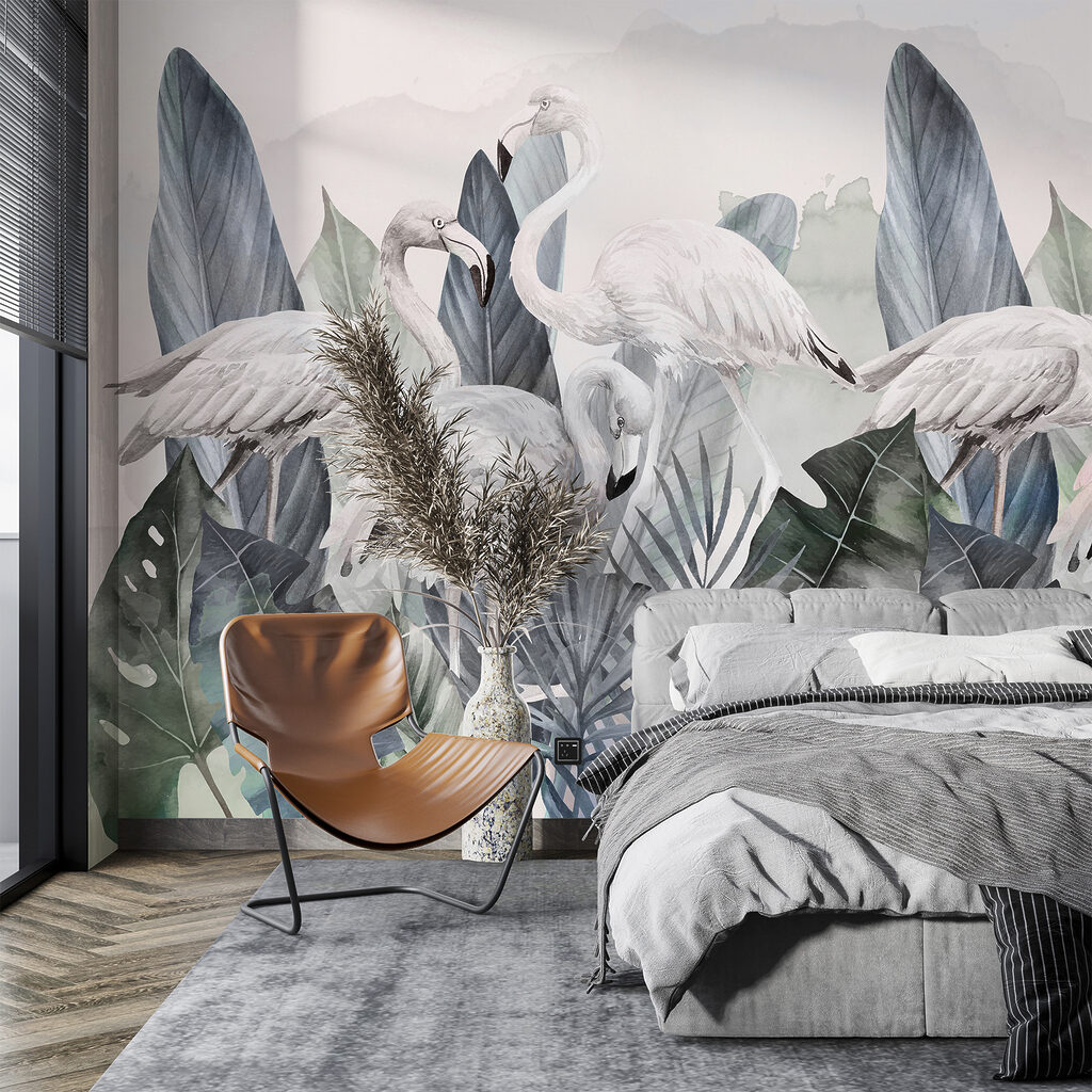 Egy csoport flamingók és levelek w00505v2pib98ms 1024x1024 - Egy csoport flamingók és levelek - tegory