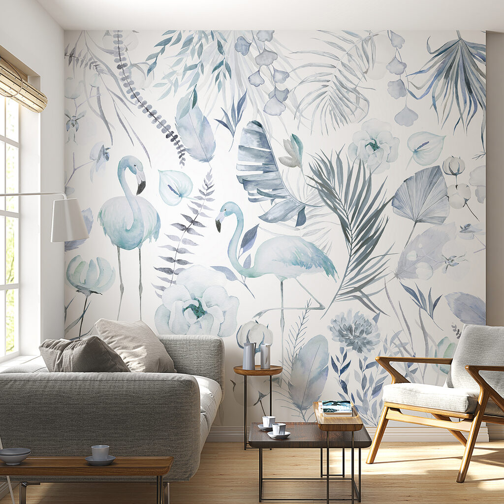 Flamingók és virágok mintája w00507v1pig34ms 1024x1024 - Flamingók és virágok mintája - tegory