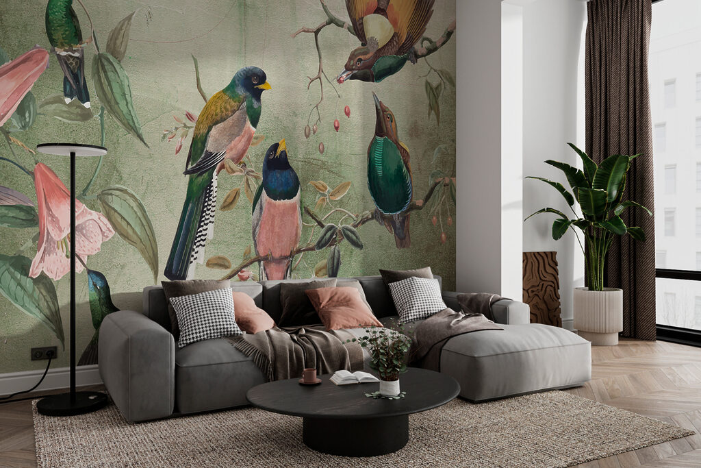 Madarak egy csoportja egy ágon w00543pig201r 1024x683 - Madarak egy csoportja egy ágon - tegory