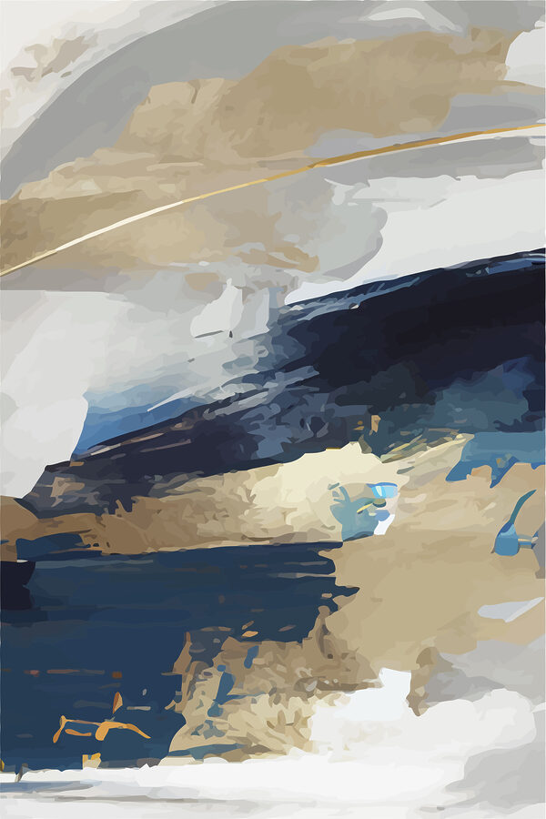 s36621p 600x900 - Egy festmény kék és fehér és barna festékkel - tegory