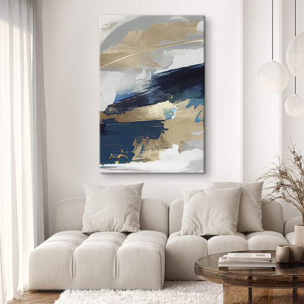 s36621pig102 600x600 - Egy festmény kék és fehér és barna festékkel - tegory