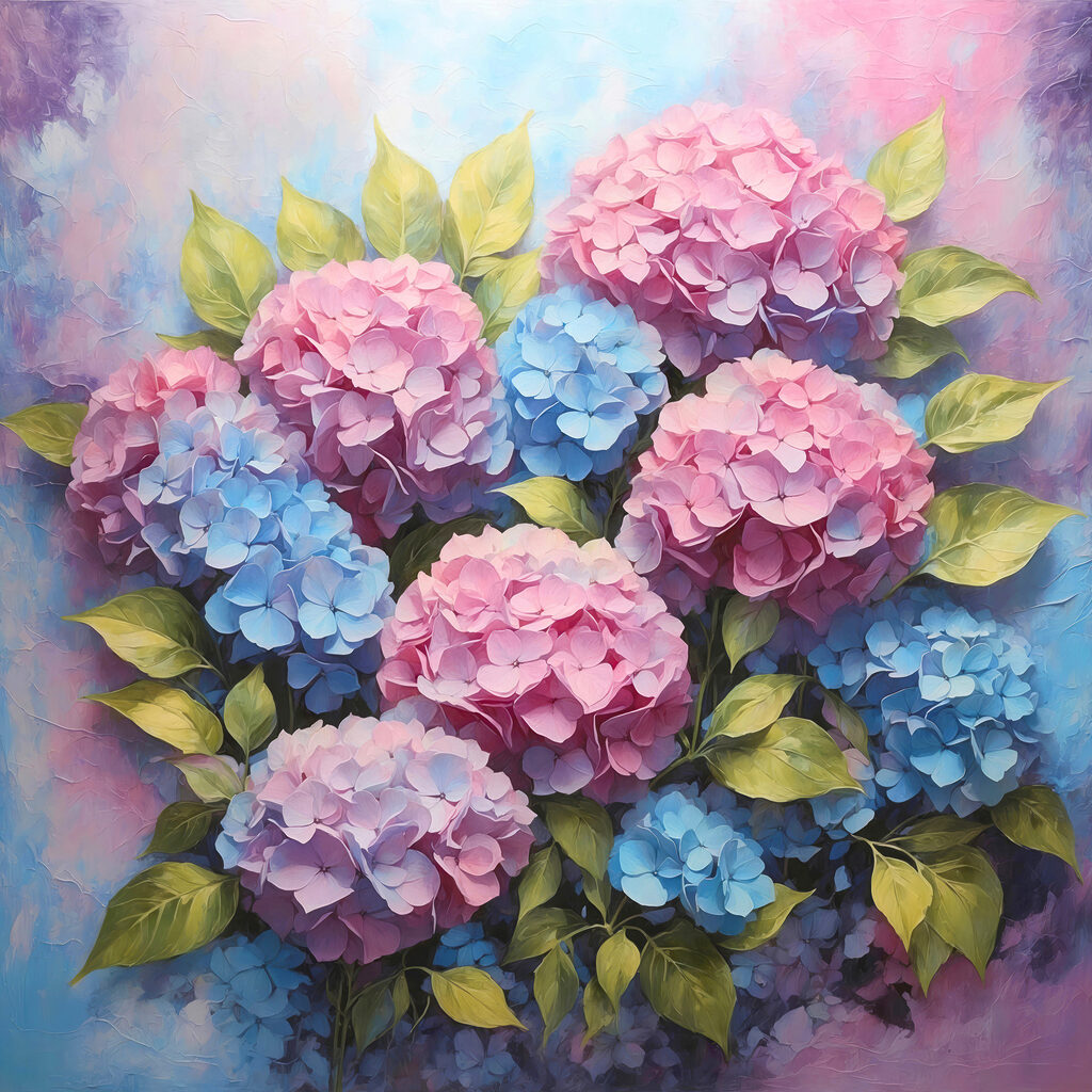 Virágok és levelek festménye s38221p 1024x1024 - Virágok és levelek festménye - tegory