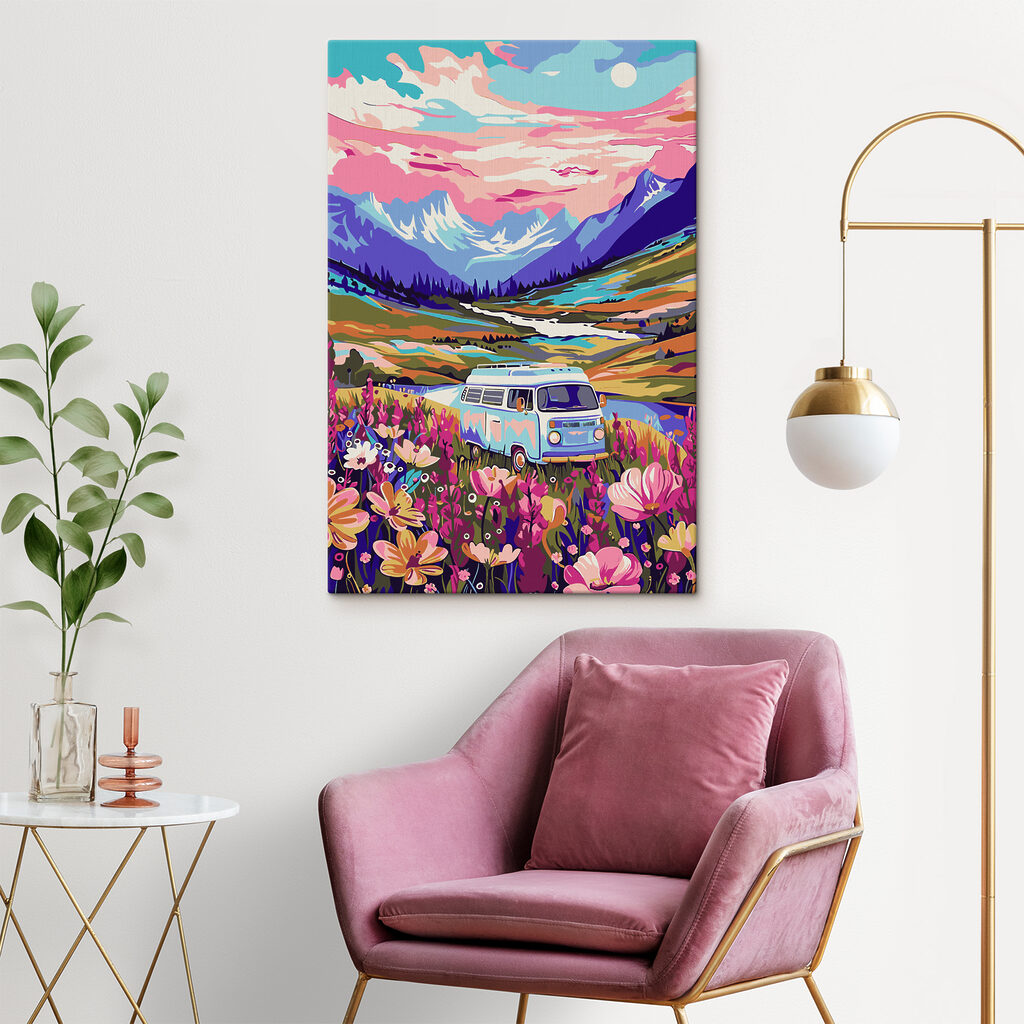 Egy virágmezőn áthaladó furgon s38260pig307m 1024x1024 - Egy virágmezőn áthaladó furgon - tegory