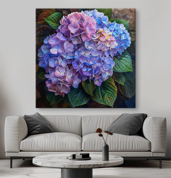 Vibrant blooms in shades of blue Vibrant blooms in shades of blue