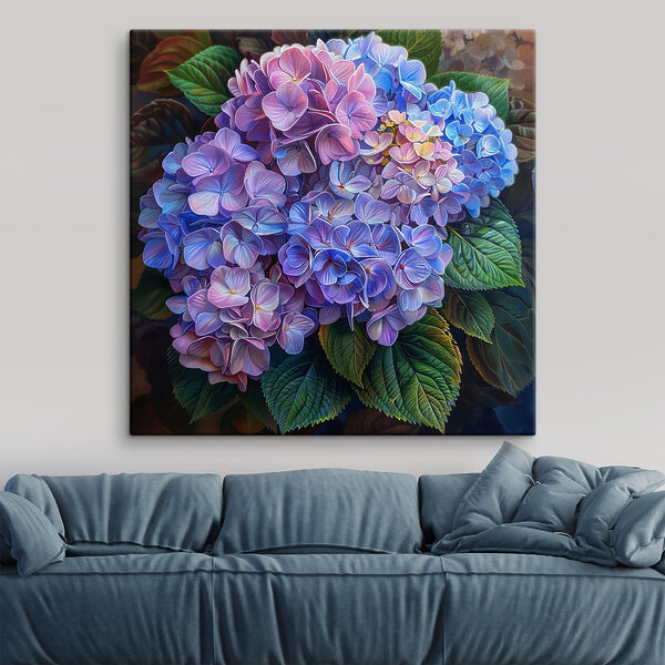 Vibrant blooms in shades of blue Vibrant blooms in shades of blue