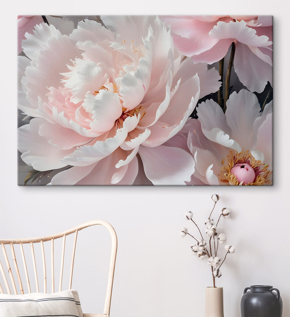 Delicate blooms in soft pastel hues Delicate blooms in soft pastel hues