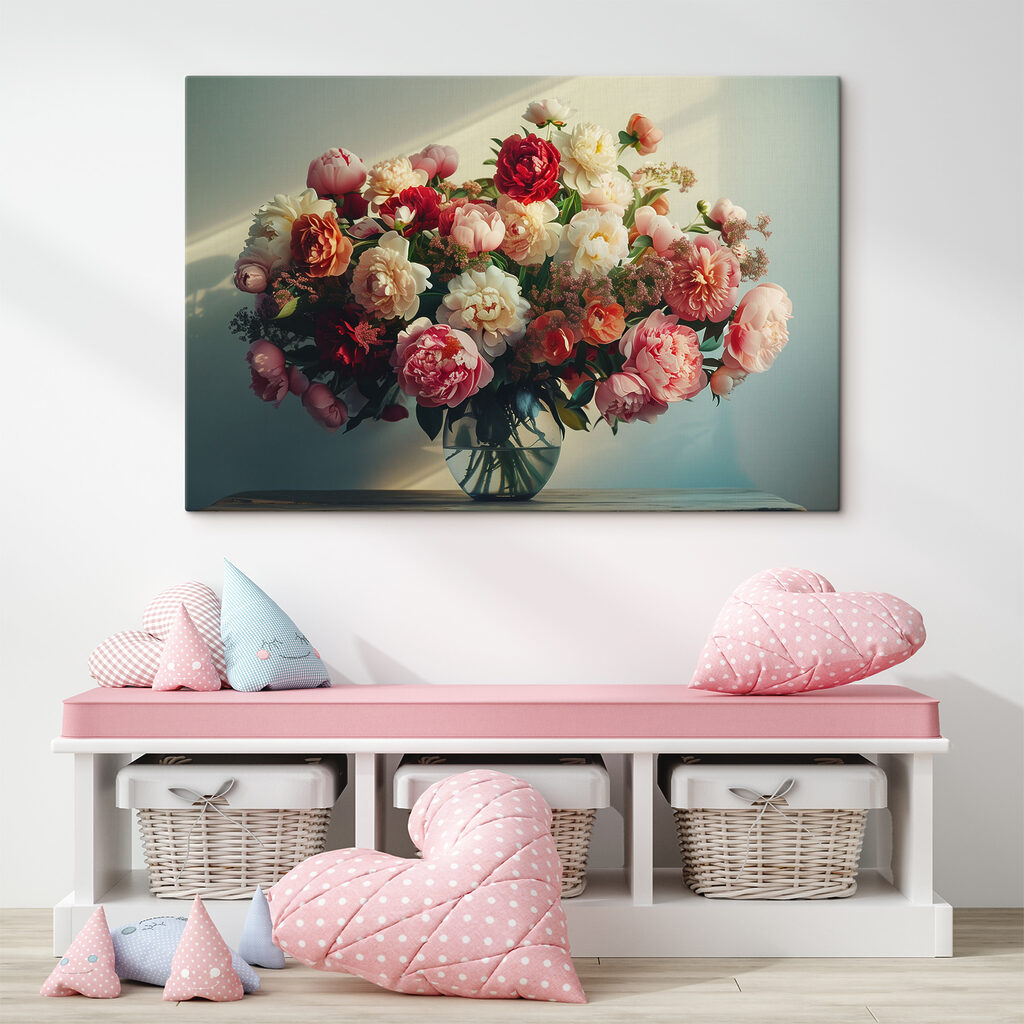 A vase of flowers on a table A vase of flowers on a table