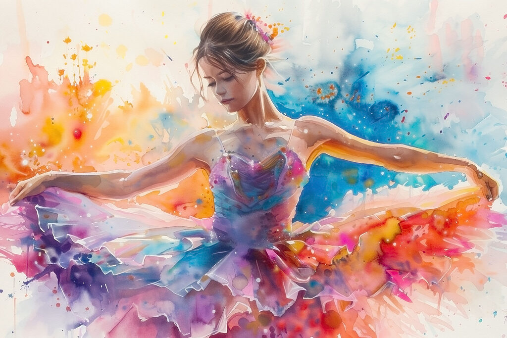 A woman in a tutu A woman in a tutu