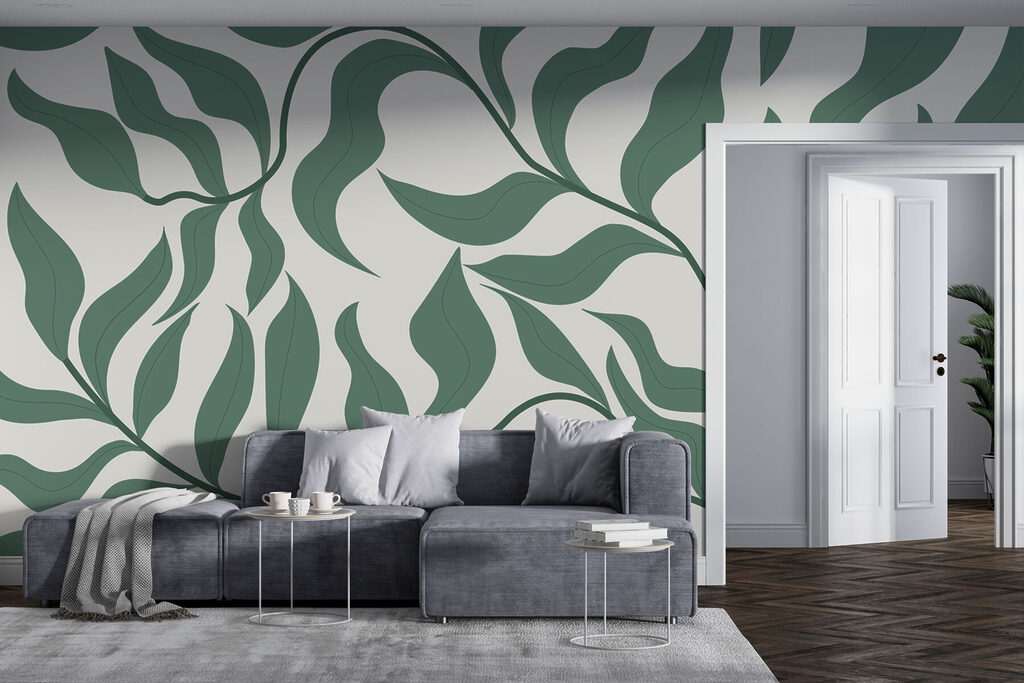 Zöld levelek fehér háttéren w00629pig5r 1024x683 - Zöld levelek fehér háttéren - tegory