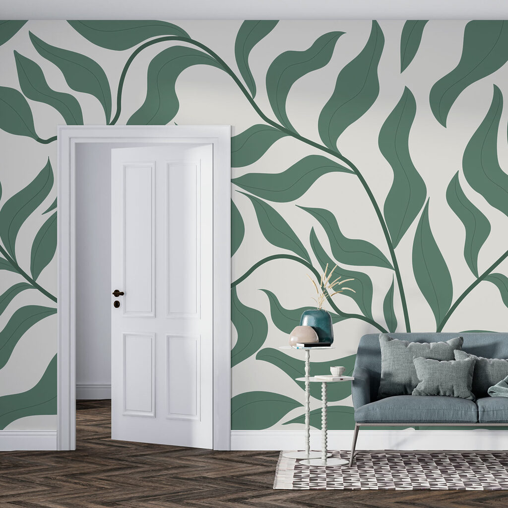 Zöld levelek fehér háttéren w00629pig7ms 1024x1024 - Zöld levelek fehér háttéren - tegory