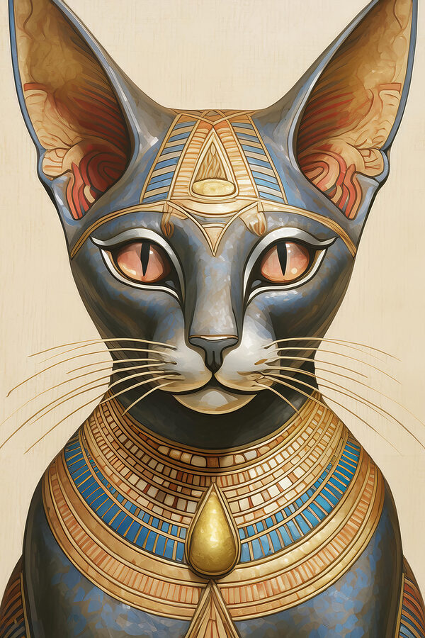 Fenséges egyiptomi macska regalia Fenséges egyiptomi macska regalia