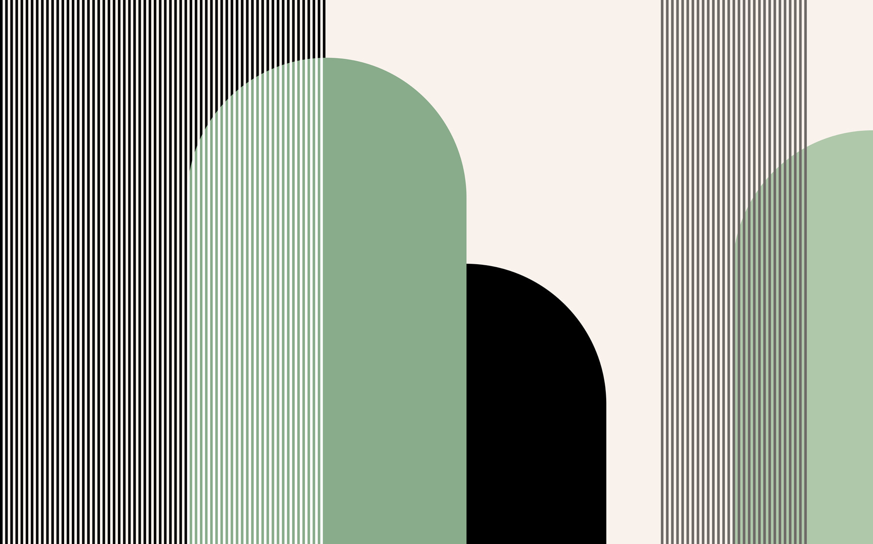 w00631v1p - Zöld és fekete geometriai formák - tegory