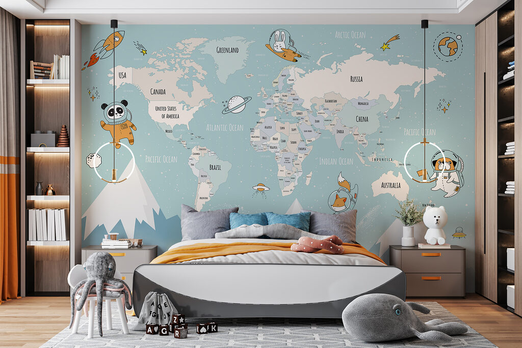 A világ térképe hegyekkel és felhőkkel w00066pir4r 1024x683 - A világ térképe hegyekkel és felhőkkel - tegory