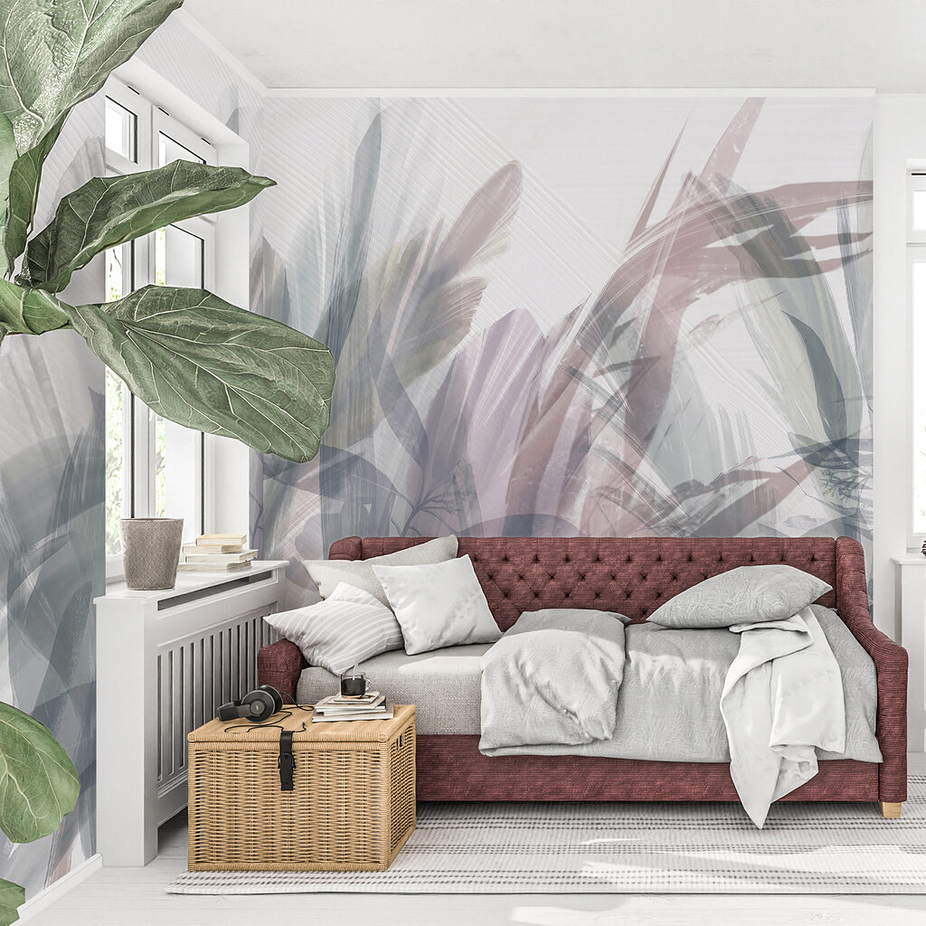 A close up of leaves