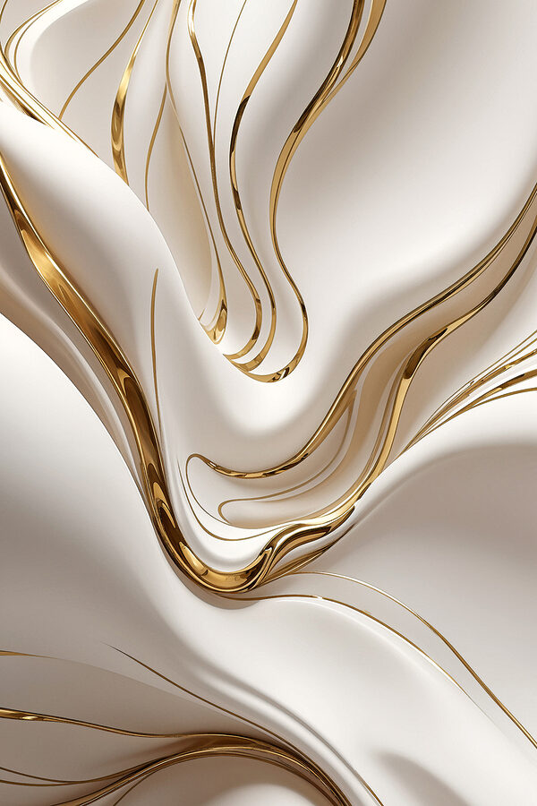 Elegant Swirls of Cream and Amber Elegant Swirls of Cream and Amber