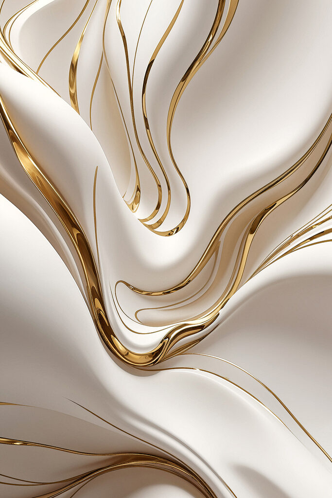 Elegant Swirls of Cream and Amber Elegant Swirls of Cream and Amber