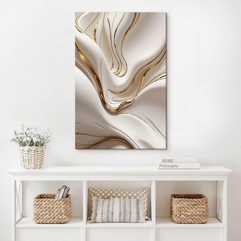 Elegant Swirls of Cream and Amber Elegant Swirls of Cream and Amber