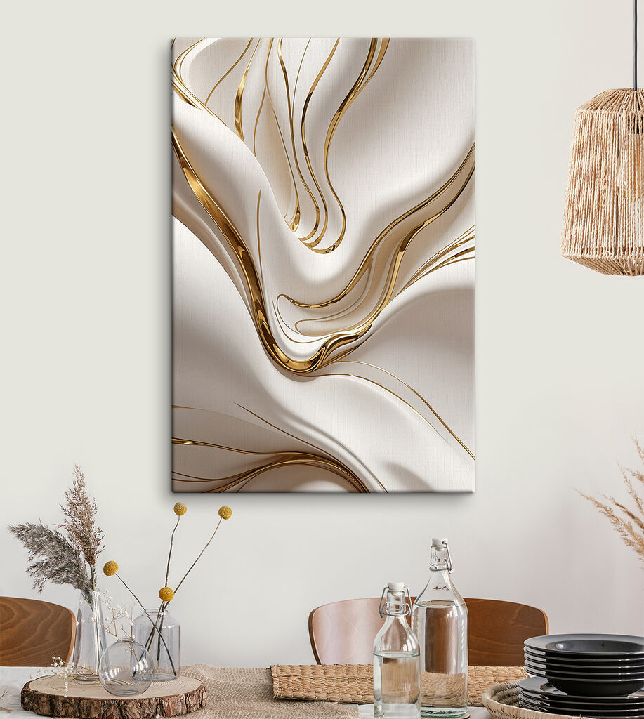 Elegant Swirls of Cream and Amber Elegant Swirls of Cream and Amber