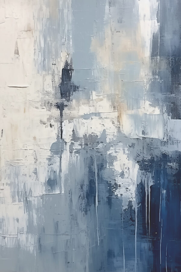Calm shades of blue and white blend Calm shades of blue and white blend