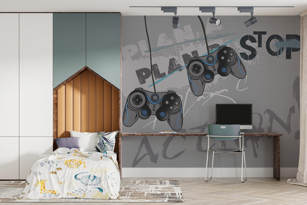 A video game controller from a cord A video game controller from a cord