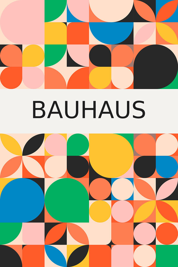 A colorful pattern with black text A colorful pattern with black text