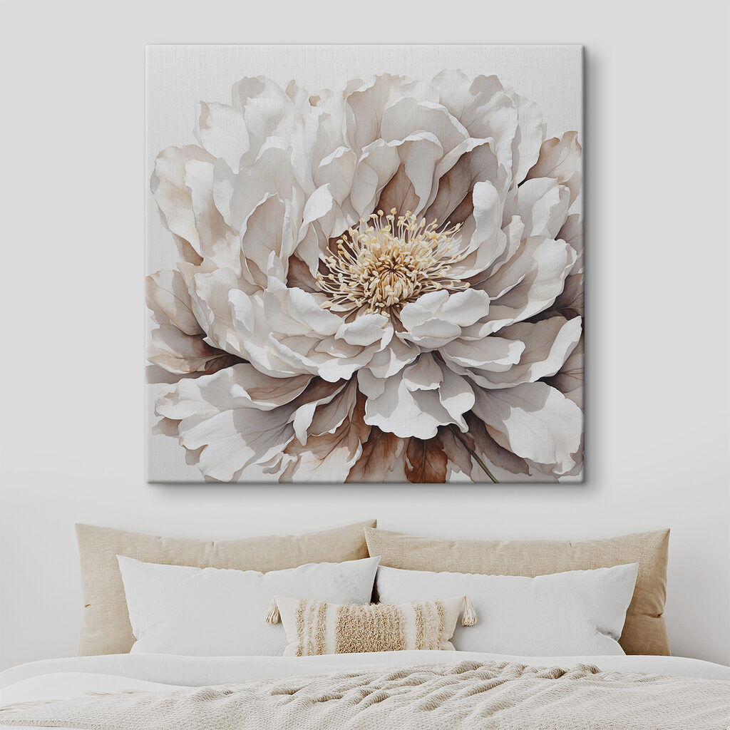 A close up of a flower