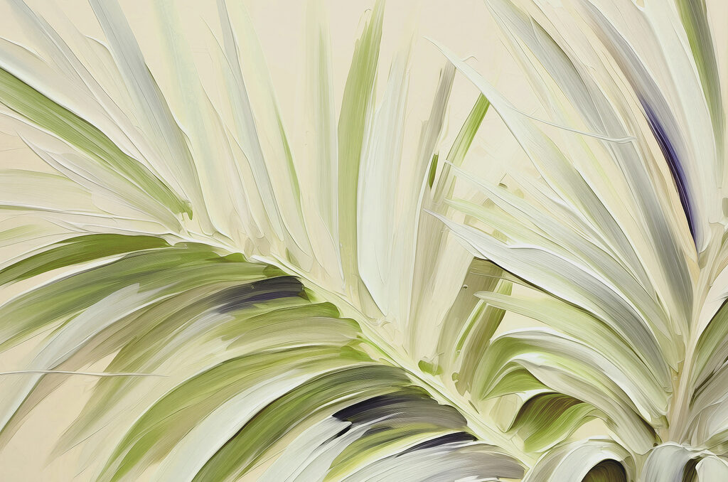 A close up of a leaf