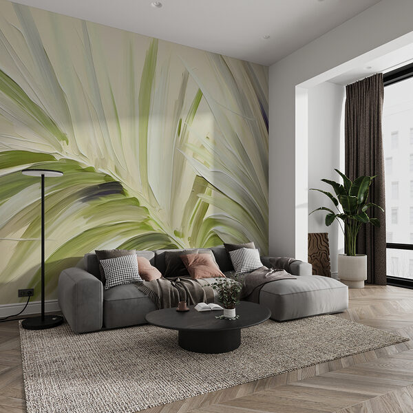 A close up of a leaf