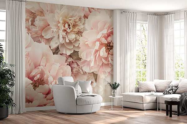 A group of pink flowers A group of pink flowers