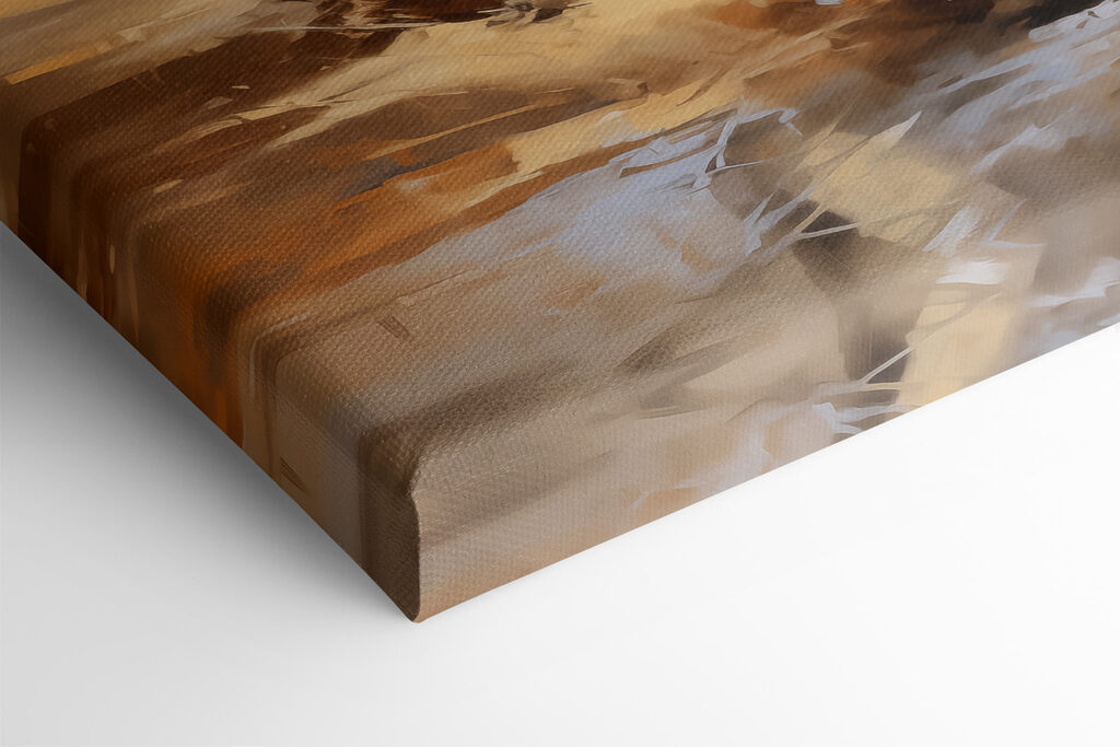 A group of horses running through water