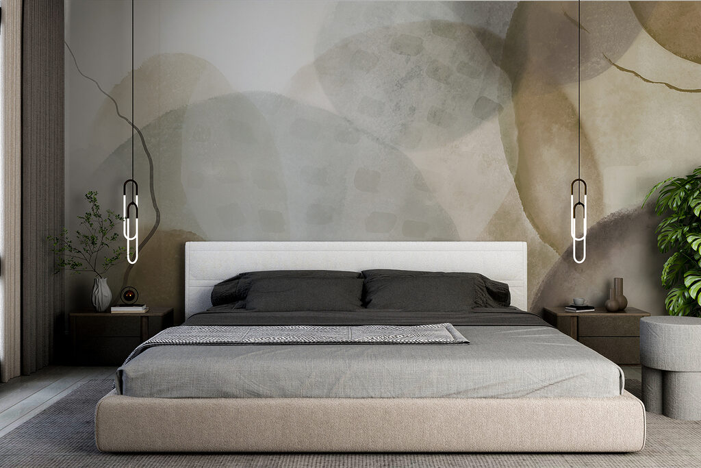 Close up of a painting