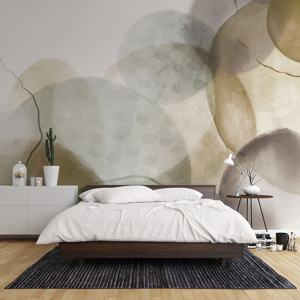 Close up of a painting