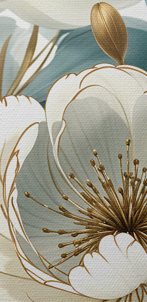 Beautiful blossoms in soft hues