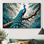 Vászonképek Páva egy faágon