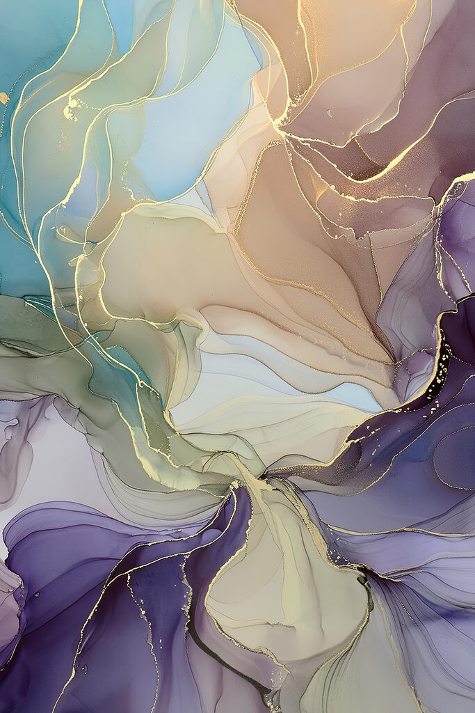 Swirling colors in soft harmony Swirling colors in soft harmony