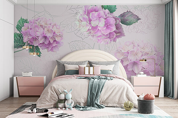 Group of purple flowers