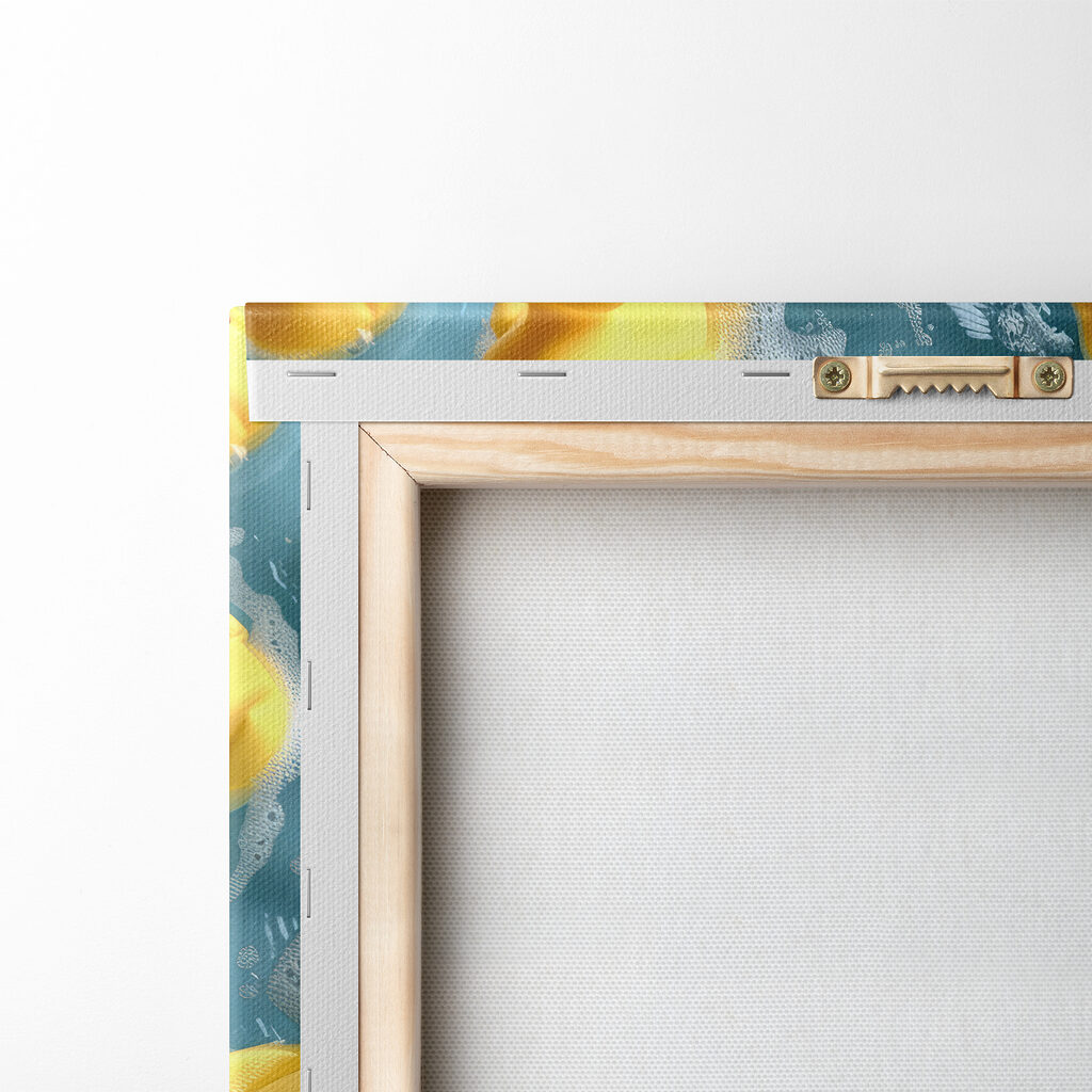 Group of yellow rubber ducks in a pool