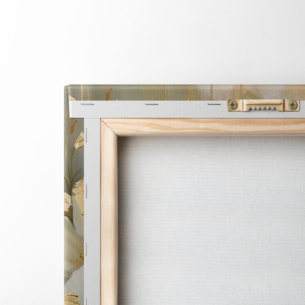 Elegant flowers with metallic details