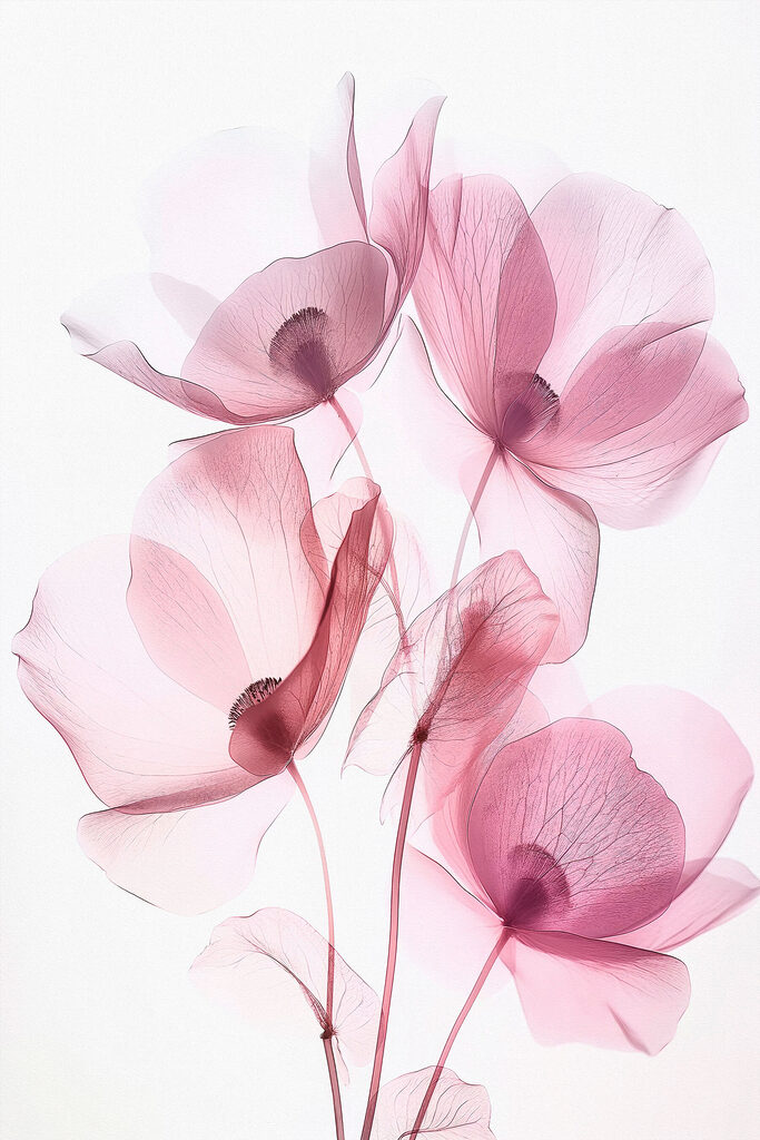 Group of pink flowers