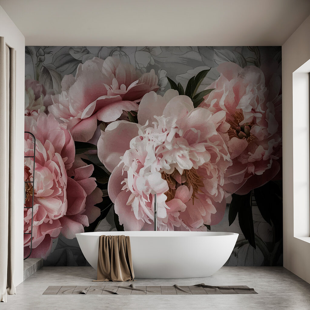 Group of pink flowers Group of pink flowers