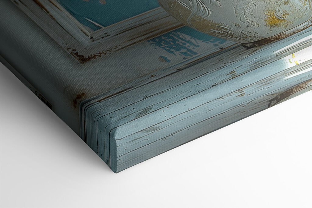 Vase of blue and yellow tulips Vase of blue and yellow tulips