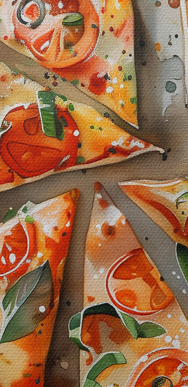 Pizza paradicsommal és bazsalikommal Pizza paradicsommal és bazsalikommal