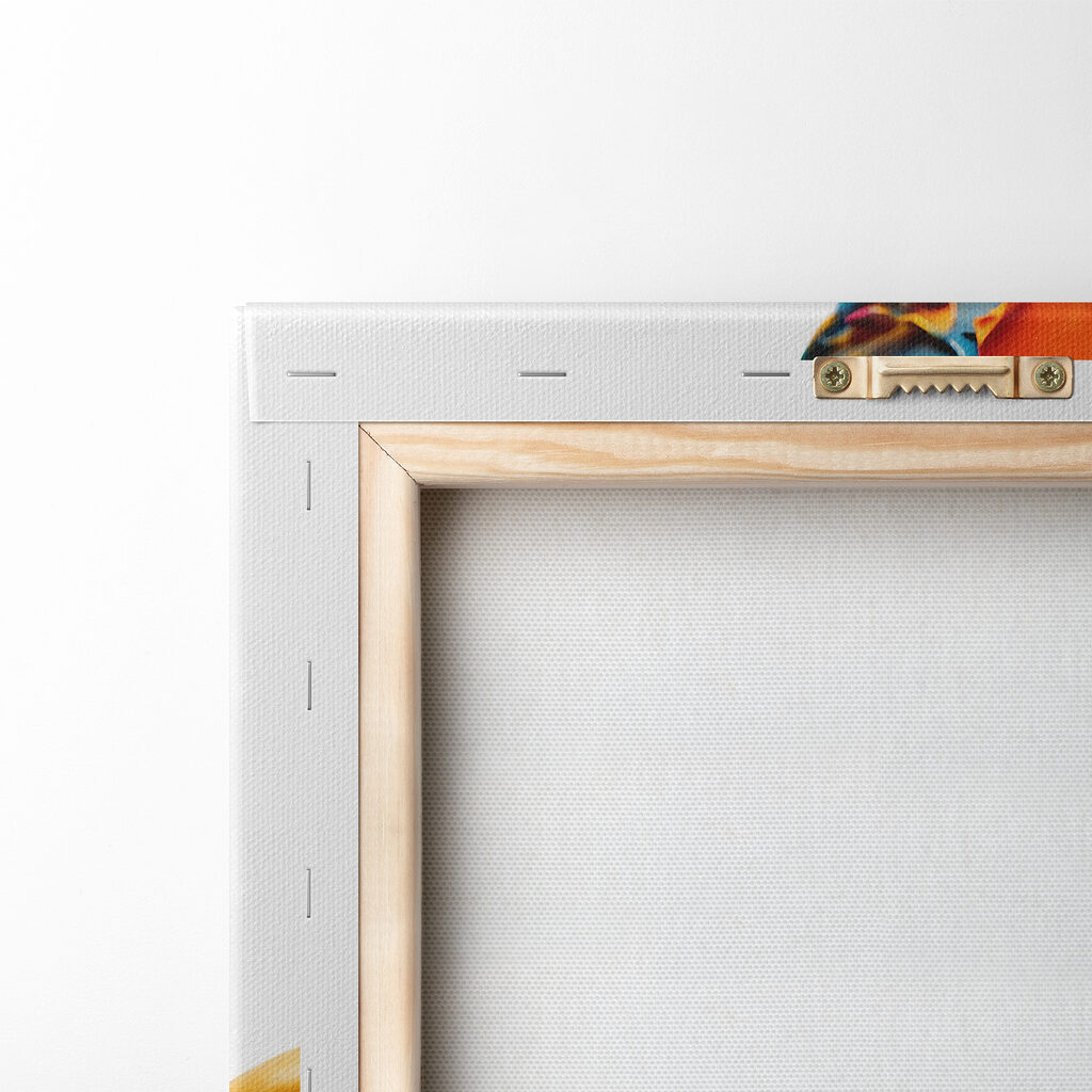 Woman with paint on her face