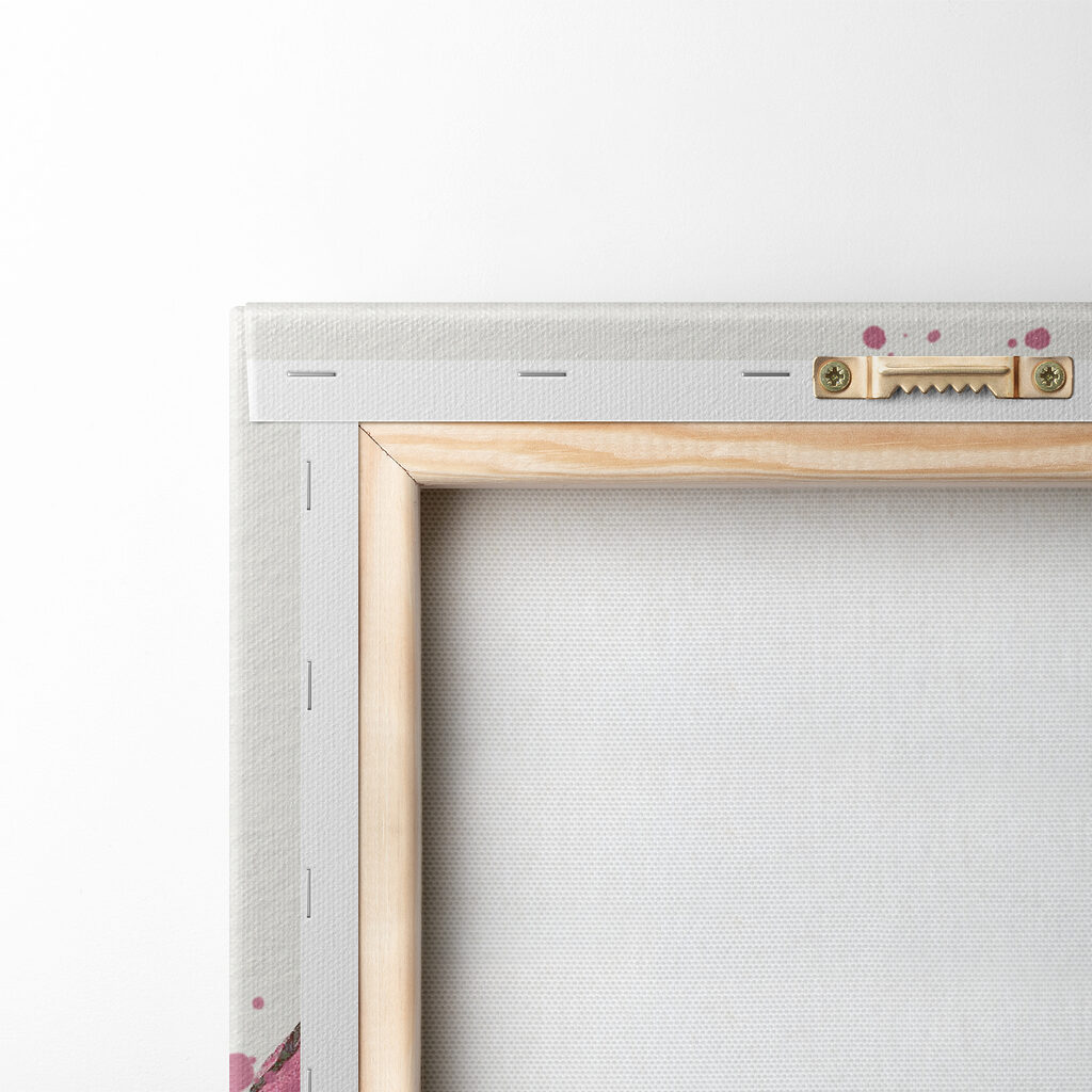 Painting of flowers and leaves