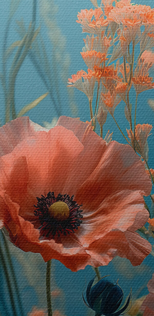 Virágcsoport egy mezőn Virágcsoport egy mezőn
