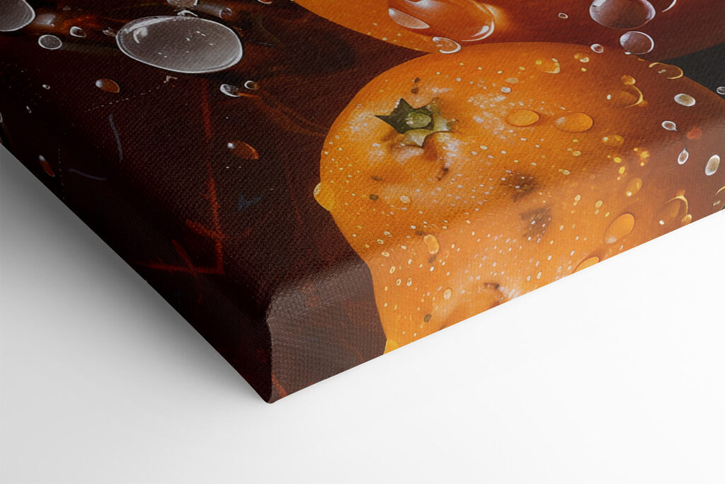Group of oranges with leaves and slices of orange Group of oranges with leaves and slices of orange