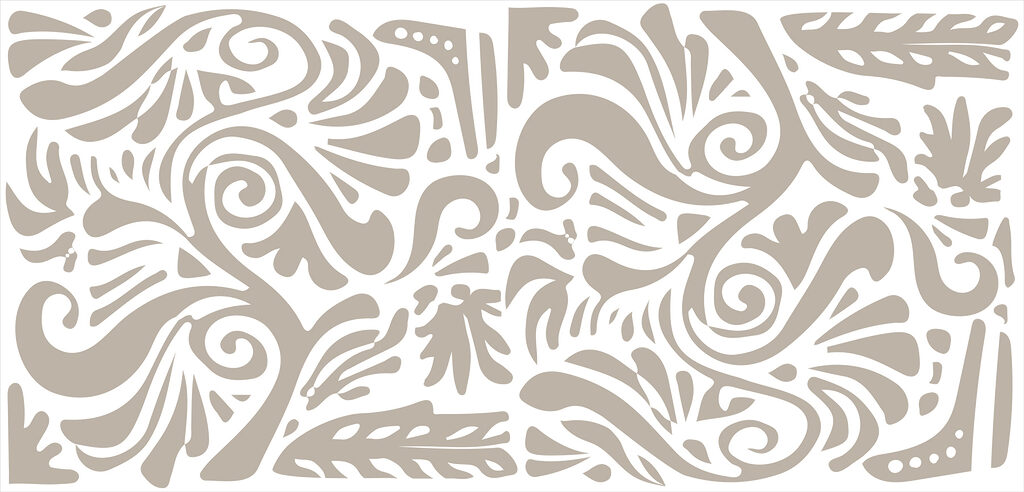 White and gray pattern