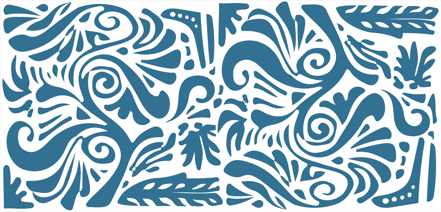 Blue and white pattern