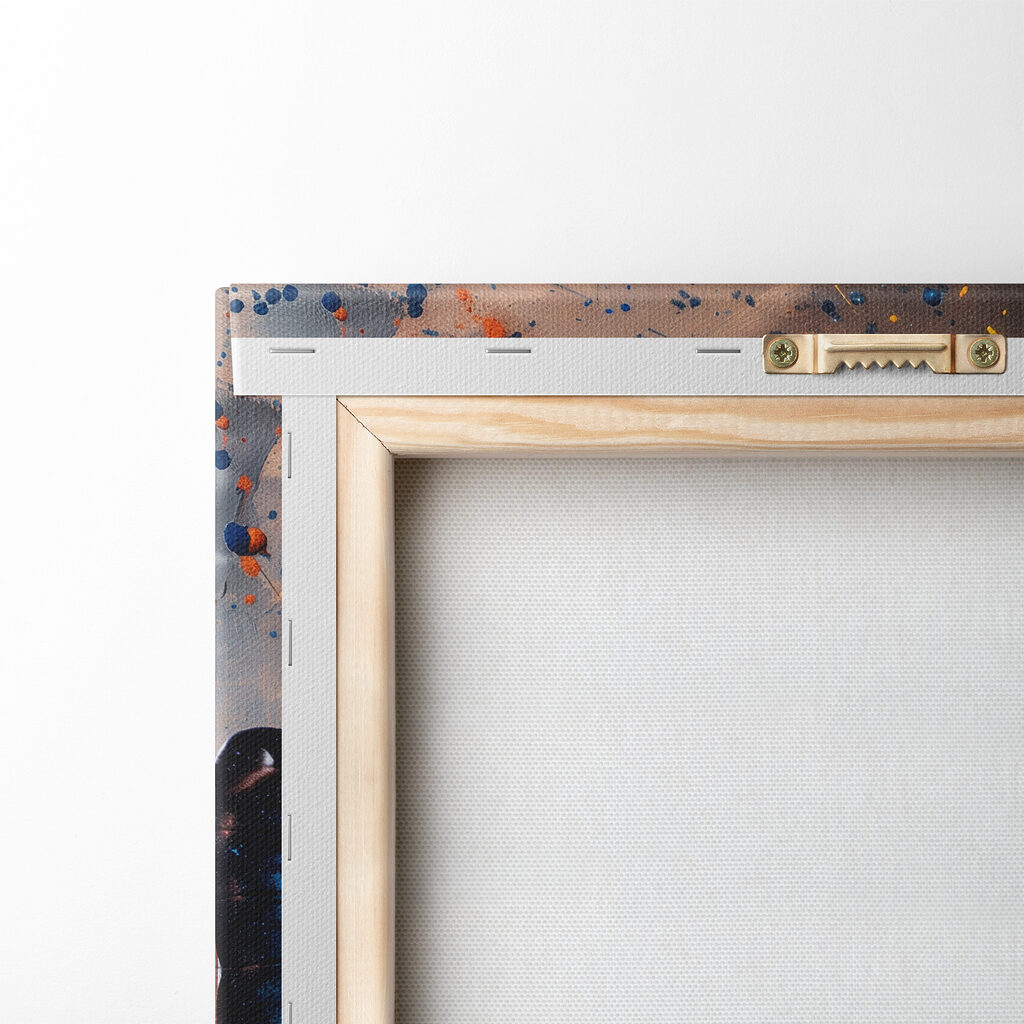 Butterfly with colorful powder