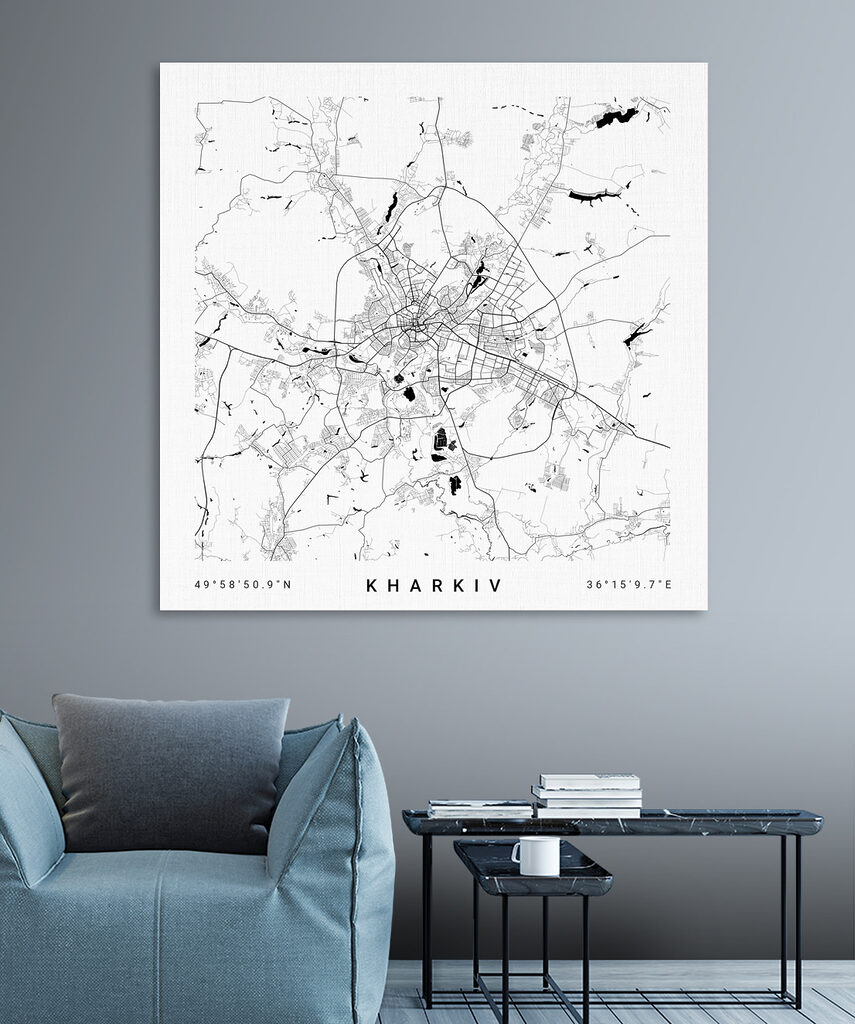 Map of a city Map of a city